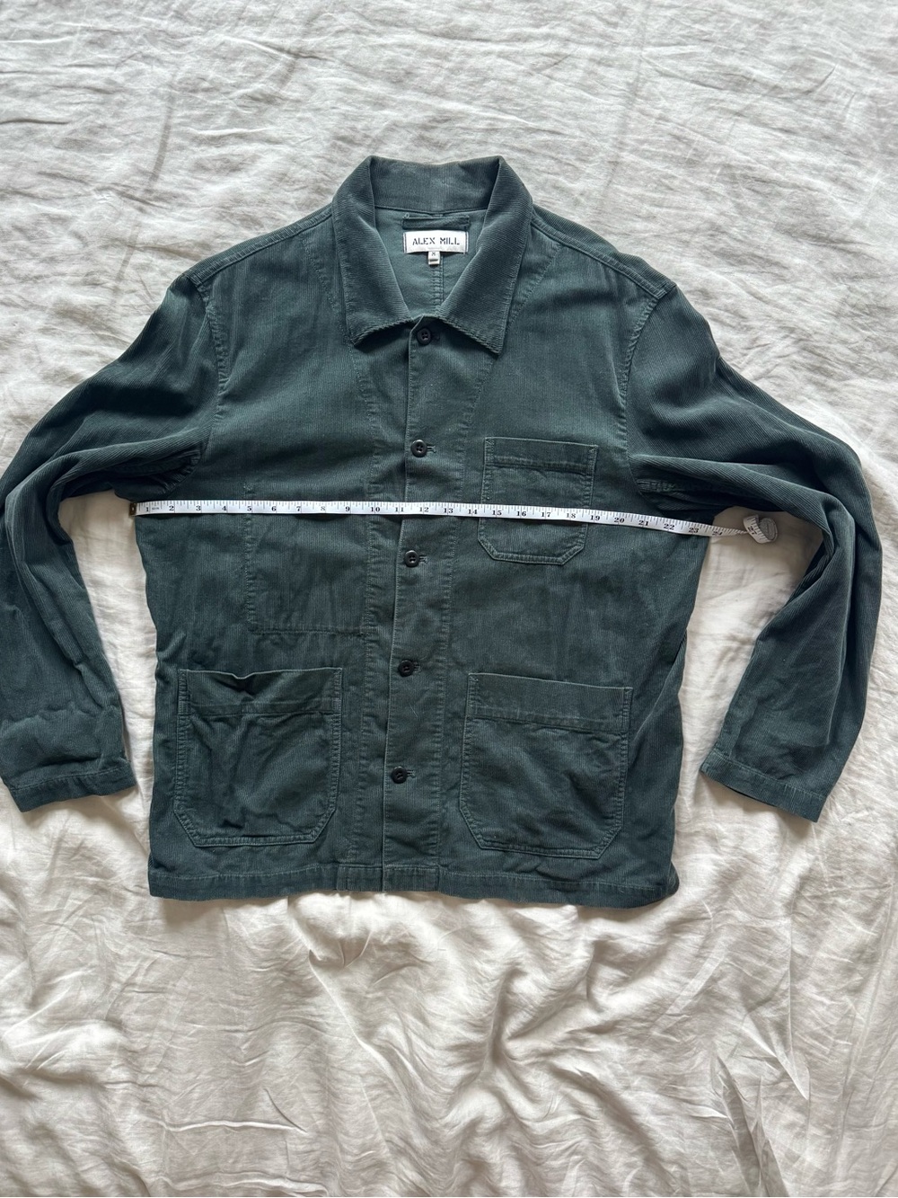Alex Mill Dark Green Corduroy Chore Coat - M - Picture 4 of 4